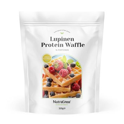 NutraLinea® Lupinen Protein Waffeln 16 Portionen für bis zu 16 Tage