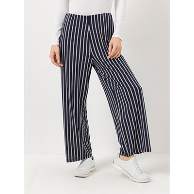 KIM & CO. Hose, knöchellang Brazil Knit Jersey Rundumdehnbund weites Bein