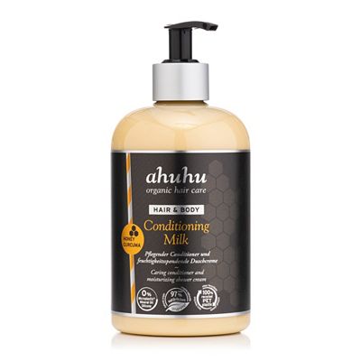 ahuhu organic hair care Honey Curcuma Conditioning Milk 500ml