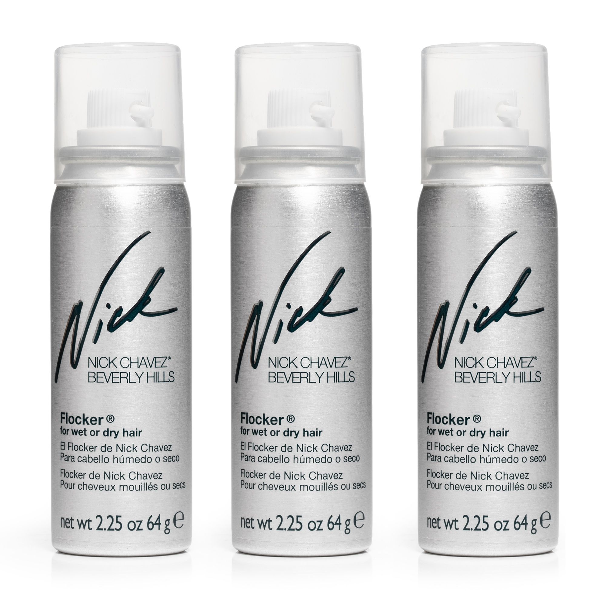 NICK CHAVEZ Flocker Haarspray für Volumen 3x 64g — QVC.de