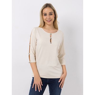 Thumbnail - KILIAN KERNER SENSES Shirt, 3/4-Arm Schmuckknöpfe OEKO-TEX®Standard 100 figurumspielend