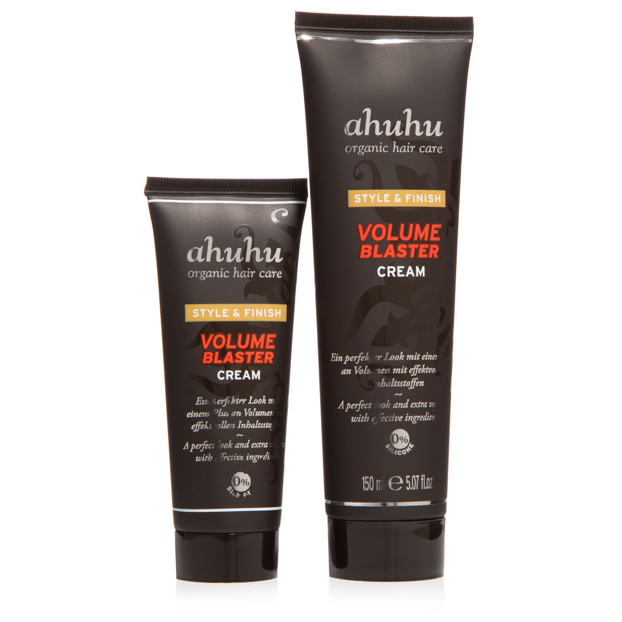 ahuhu organic hair care Volume Blaster Cream 150ml & 75ml für üppiges Volumen