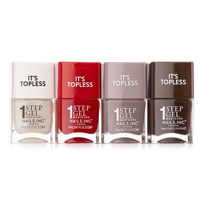 NAILS.INC® It's Topless 1-Step Gel Nagellack-Set 4x14ml