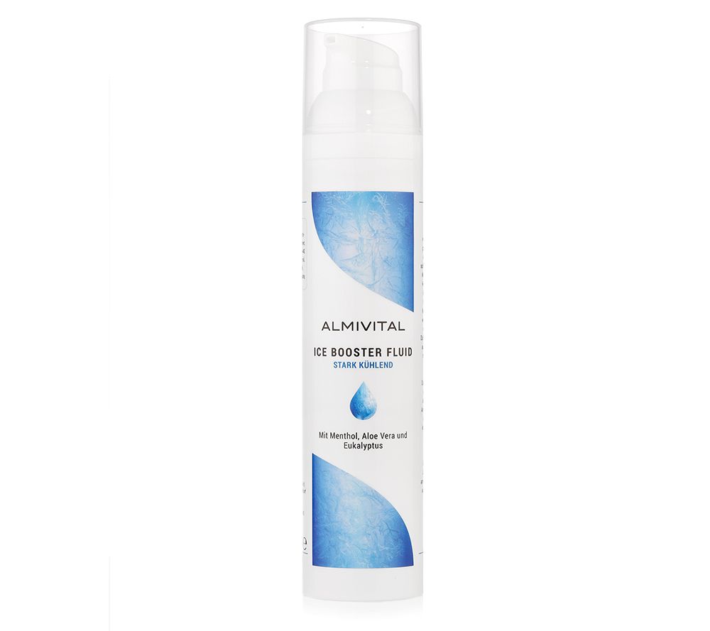 ALMIVITAL Ice Booster Fluid stark kühlend mit Menthol, Aloe Vera & Eukalyptus, 100ml