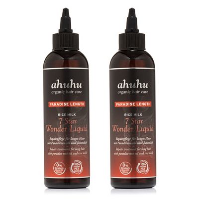 ahuhu organic hair care Paradise Length Rice Milk 7 Star Wonder Liquid2x200ml