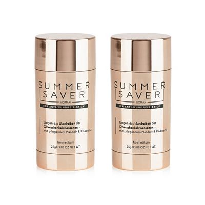 Thumbnail - SUMMERSAVER Anti-Wundreib-Stick mit pflegendem Kokos- & Mandelöl 2x 25g