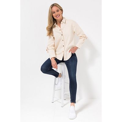 Thumbnail - ICONIC by Marina Hoermanseder Hemdjacke Kragen leger weit