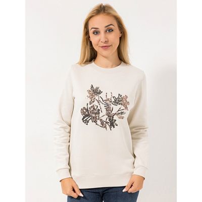 Thumbnail - DAWID by Dawid Tomaszewski Sweatshirt, 1/1-Arm Paillettenmotiv figurumspielend