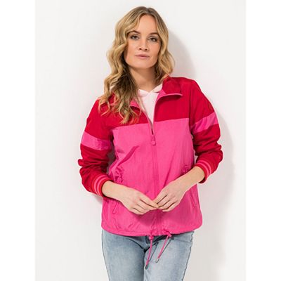 STRANDFEIN Jacke Stehkragen wasserabweisend figurumspielend