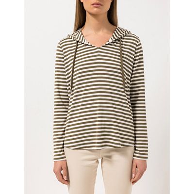 STEFFEN SCHRAUT Shirt mit Kapuze Kordelzug mit ECOVERO Viskose leger weit