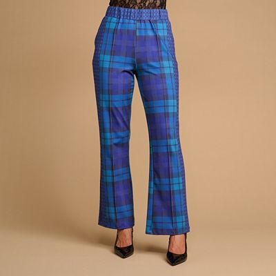 Thumbnail - SCHIFFHAUER MUNICH® Hose England ausgestelltes Bein Rundumdehnbund weite Form