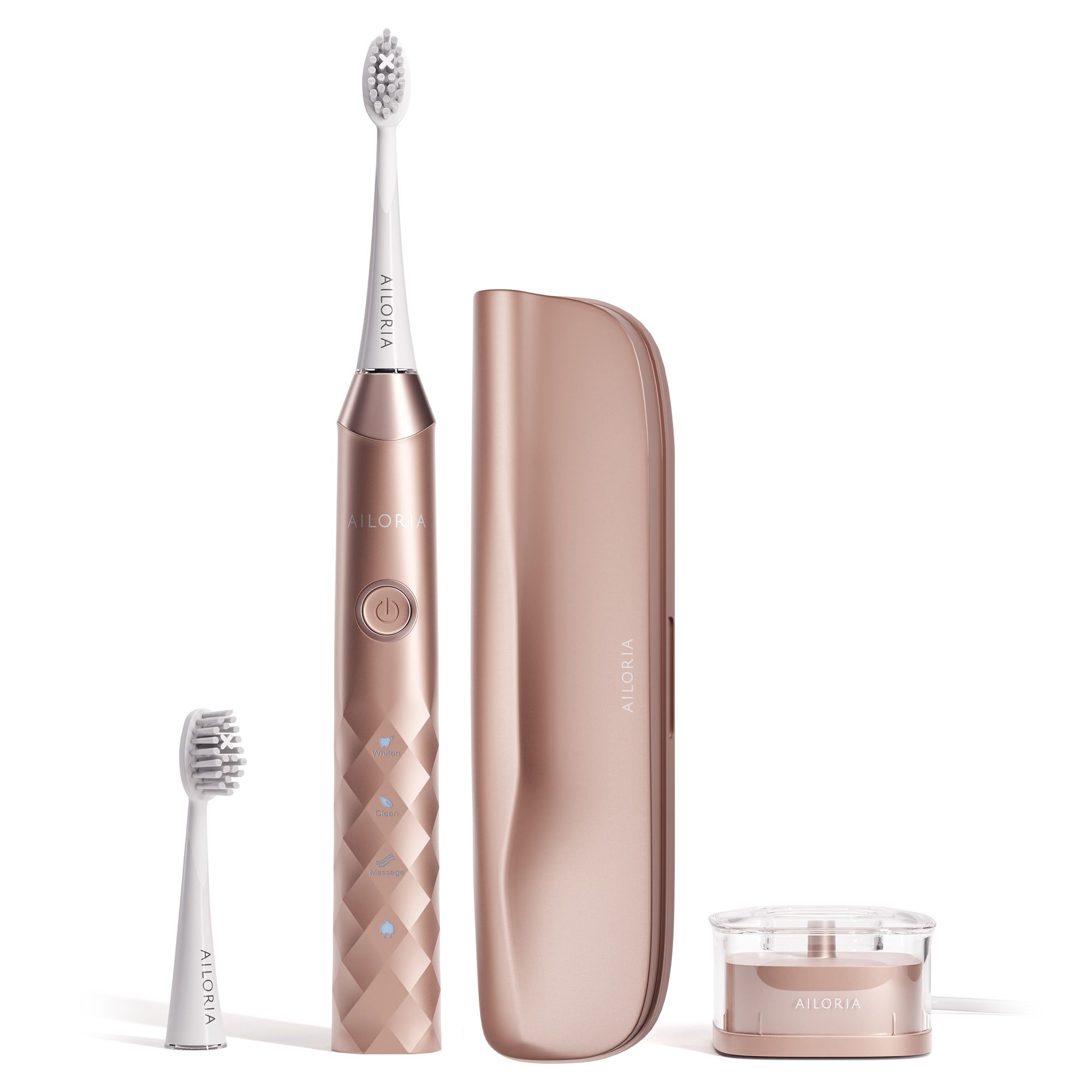 AILORIA Shine Bright Schallzahnbürste inkl. 2 Bürstenköpfe & Aufbewahrungsbox 50370132 /  50370131 / 50370134 / 50370133