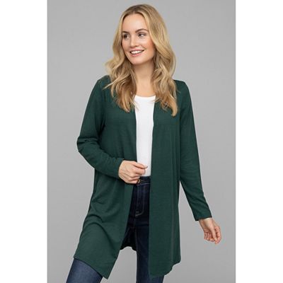 KIM & CO. Longcardigan, 1/1-Arm Soft Touch Jersey Seitenschlitze figurumspielend