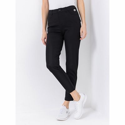 KILIAN KERNER SENSES Hose, knöchellang Eingrifftaschen Zier-Gesäßtaschen schmales Bein