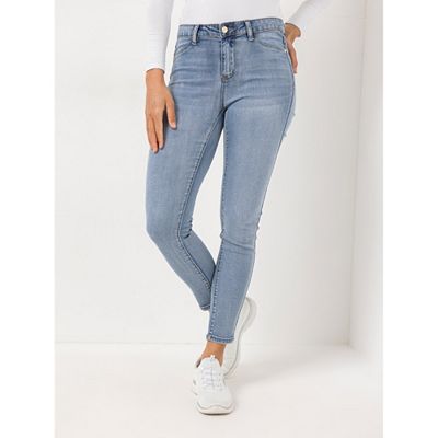 Thumbnail - ANNI FOR FRIENDS Jeans elastisches Material knöchellang sehr schmales Bein