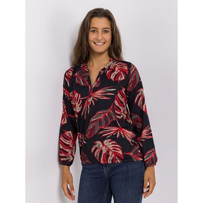 DINE 'N' DANCE Jerseybluse 1/1-Arm Gummibund figurumspielend