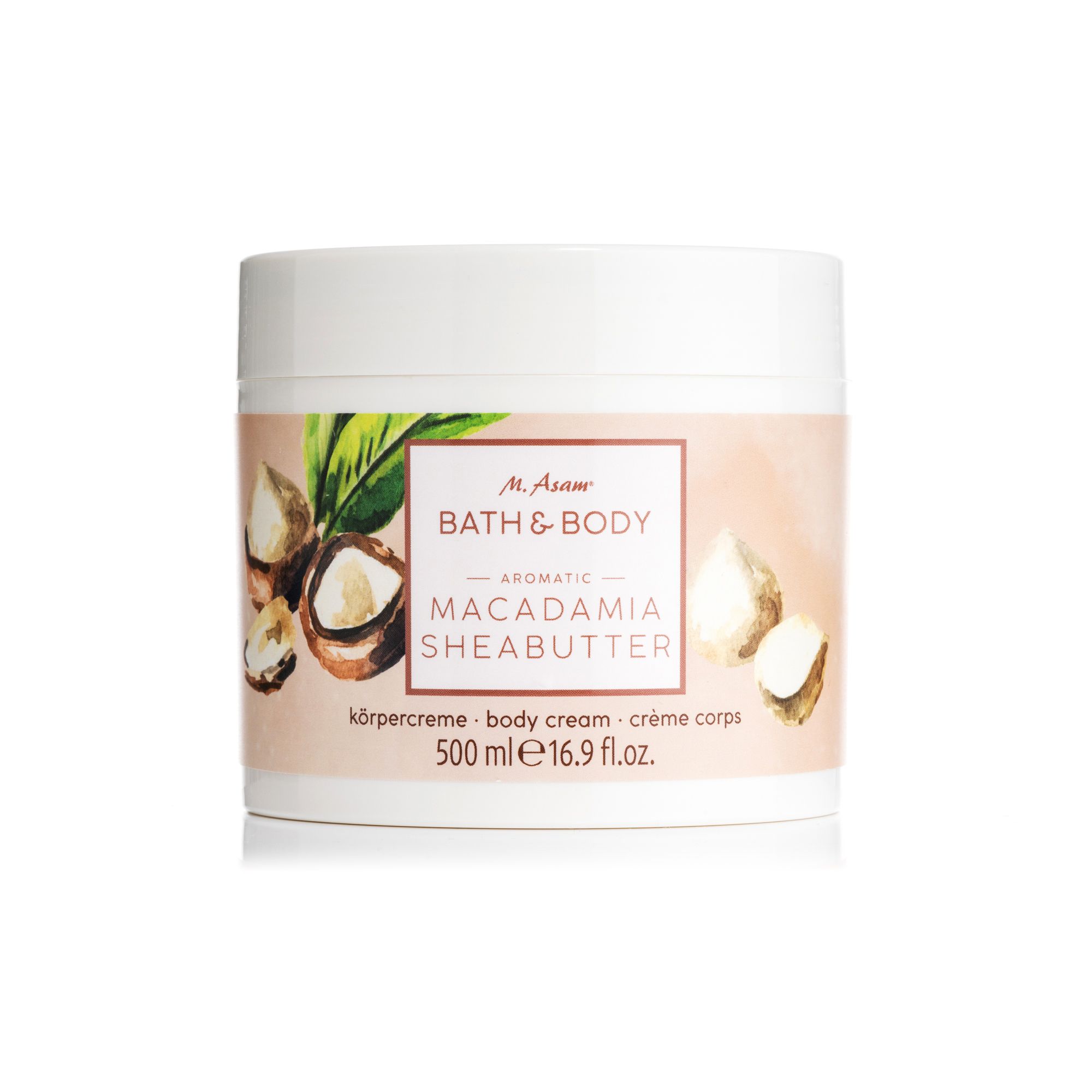 M.ASAM® Macadamia Sheabutter Körpercreme 500ml