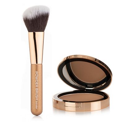 M.ASAM® Magic Finish Satin Compact Puder 8g, Mini Pinsel