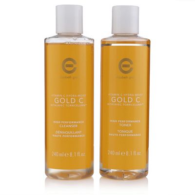ELIZABETH GRANT Vitamin C mit Gold Reinigungsmilch & Gesichtswasser 2x240ml