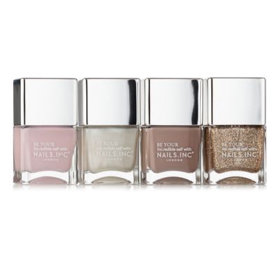 NAILS.INC® Hot Choc O'Clock Nagellack-Set 4x 14ml