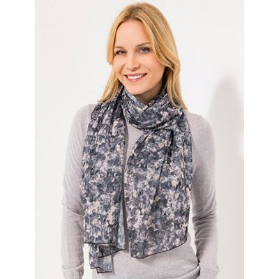 KIM & CO. Chiffon-Schal leicht transparent 166x66cm Druckauswahl