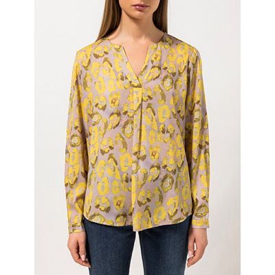 STEFFEN SCHRAUT Bluse Mailand Serafino-Ausschnitt Ärmelriegel leger weit