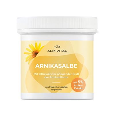Thumbnail - ALMIVITAL Arnikasalbe mit 5% Arnikaextrakt 250ml im Tiegel
