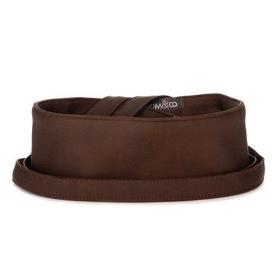 KIM & CO. Gürtel Antique Leder Optik 2 Längen ohne Verschluss