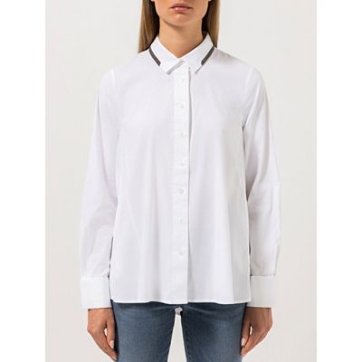 STEFFEN SCHRAUT Bluse Florenz Ketten-Detail am Kragen leger weit