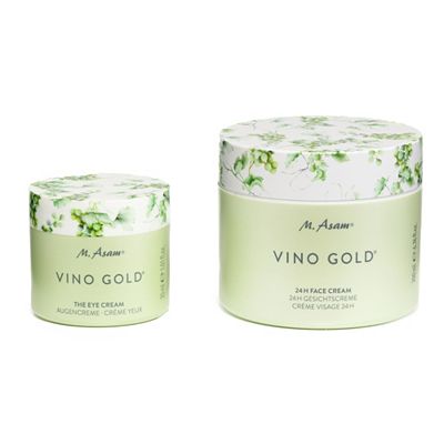 M.ASAM® Vino Gold® 24H Face Cream 200ml, Eye Cream 30ml Grape Edition