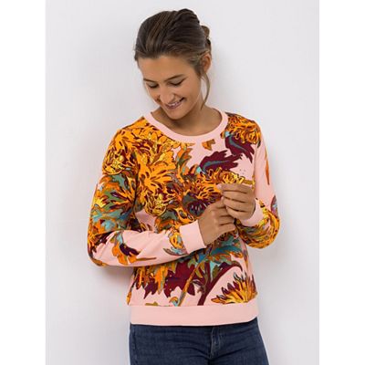 Thumbnail - DAWID by Dawid Tomaszewski Sweatshirt mit Strassdetails figurumspielend
