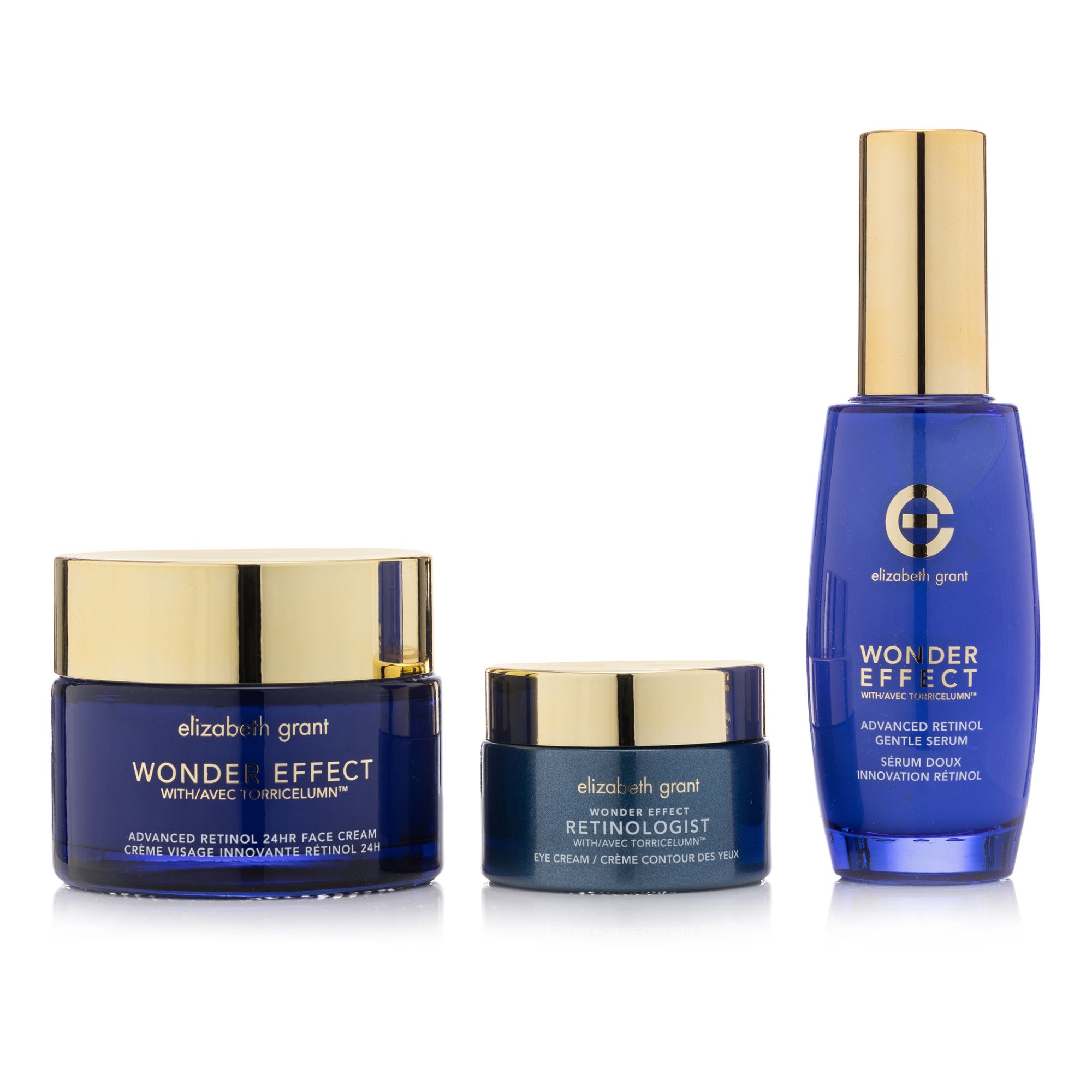 ELIZABETH GRANT Wonder Effect 24h Creme 100ml, Augencreme 30ml, Gentle Serum 60ml