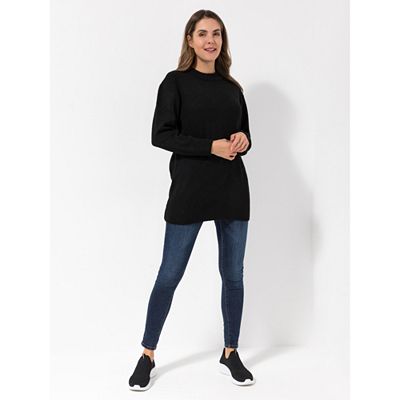 Thumbnail - SOULS BY EYWASOULS® Longpullover, 1/1 Arm Stehkragen leger weit