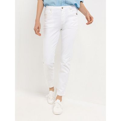 STRANDFEIN Hose lange Form 5-pocket Style schmales Bein