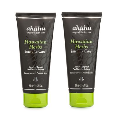 ahuhu organic hair care Hawaiian Herbs Intensive Care 2x200ml