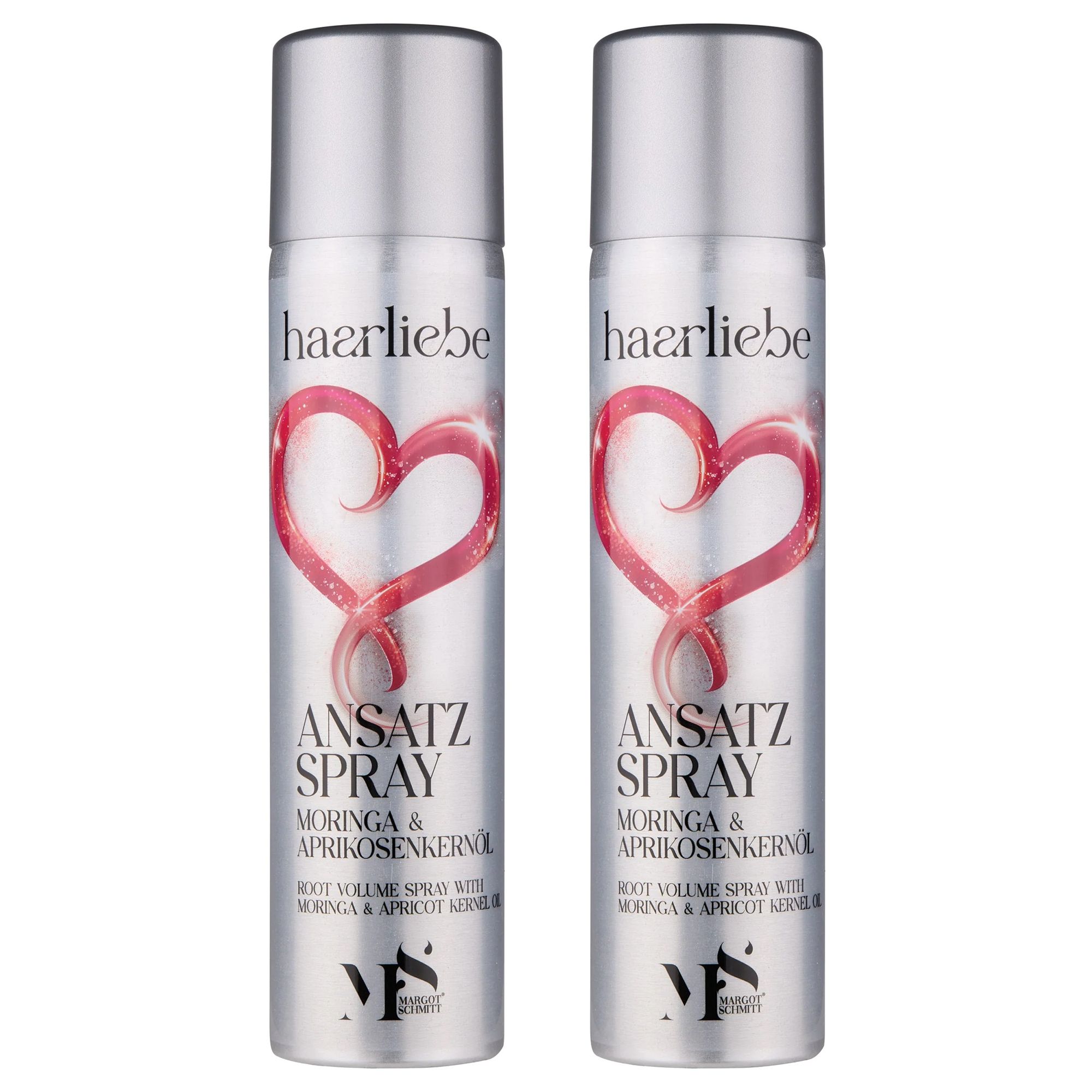 MARGOT SCHMITT® Haarliebe Ansatzspray mit Aprikosenkernöl & Moringa 2x300ml