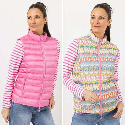 STEFFEN SCHRAUT Wendeweste Stehkragen Reißverschlusstaschen figurumspielend