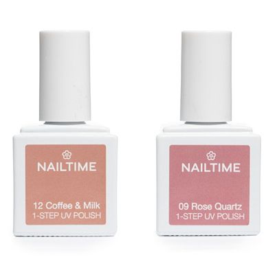 NAILTIME 1-Step UV Nagellack Coffe & Milk Rose Quartz je 8ml