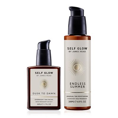 SELF GLOW BY JAMES READ Tan Facial 50ml & Tan Moisturiser 200ml