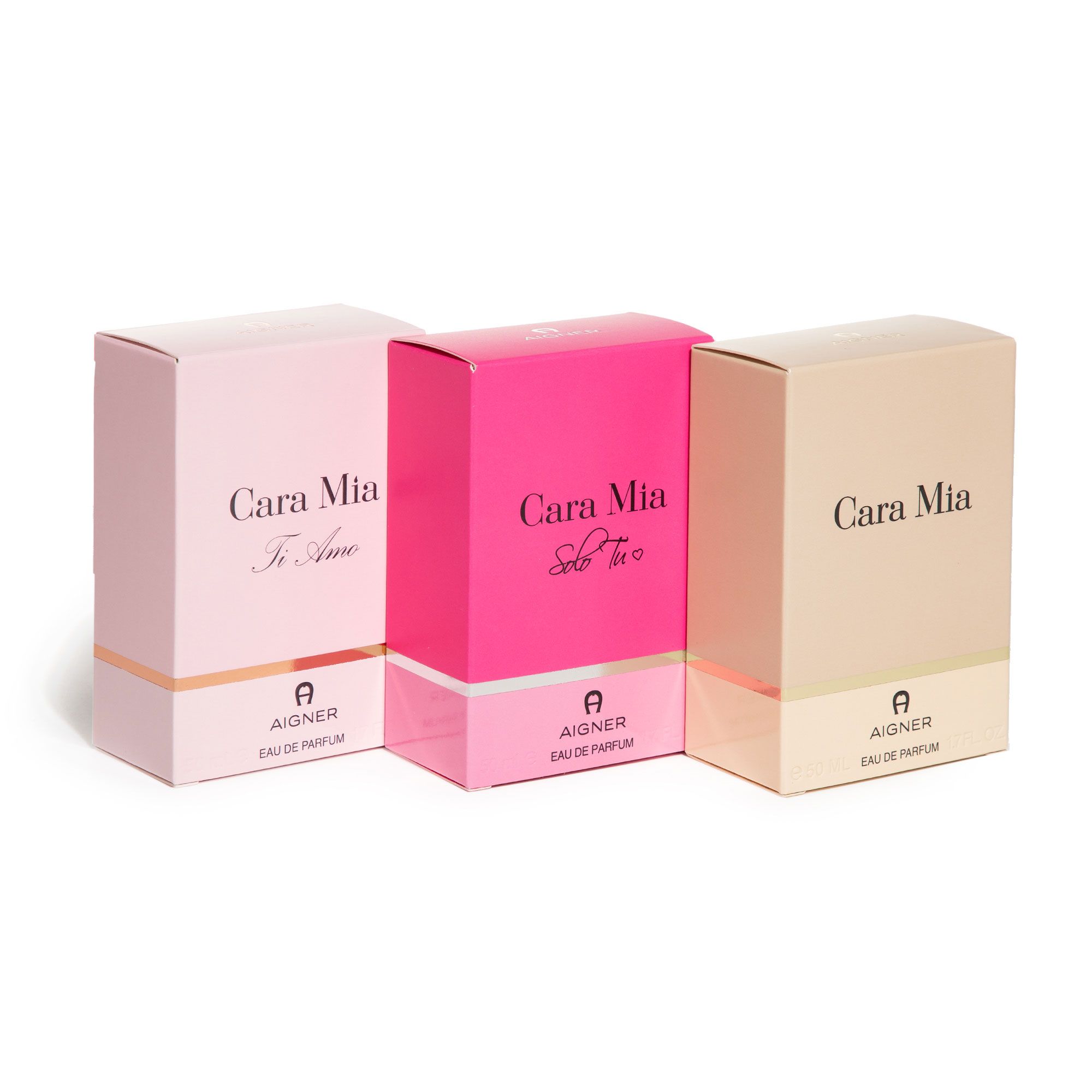 AIGNER Cara Mia Trio Set Eau De Parfum 3x 50ml Cara Mia Ti Amo Solo 