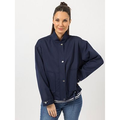 STEFFEN SCHRAUT Blousonjacke weiter Stehkragen aufgesetzte Taschen Oversize - leger weit