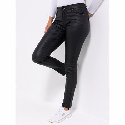 Thumbnail - DINE 'N' DANCE Hose 5-Pocket-Style Lederoptik Passform