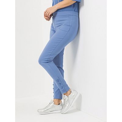 STEFFEN SCHRAUT Jeggings London knöchellang geknöpfter Schlitz sehr schmales Bein