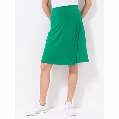 KIM & CO. Hosenrock, knielang Brazil Knit Jersey Wickeloptik Rundumdehnbund