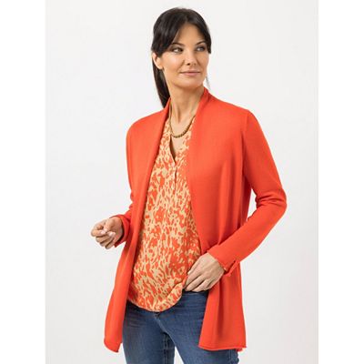 STEFFEN SCHRAUT Cardigan Boston 1/1-Arm, Schlitze mit ECOVERO Viskose leger weit