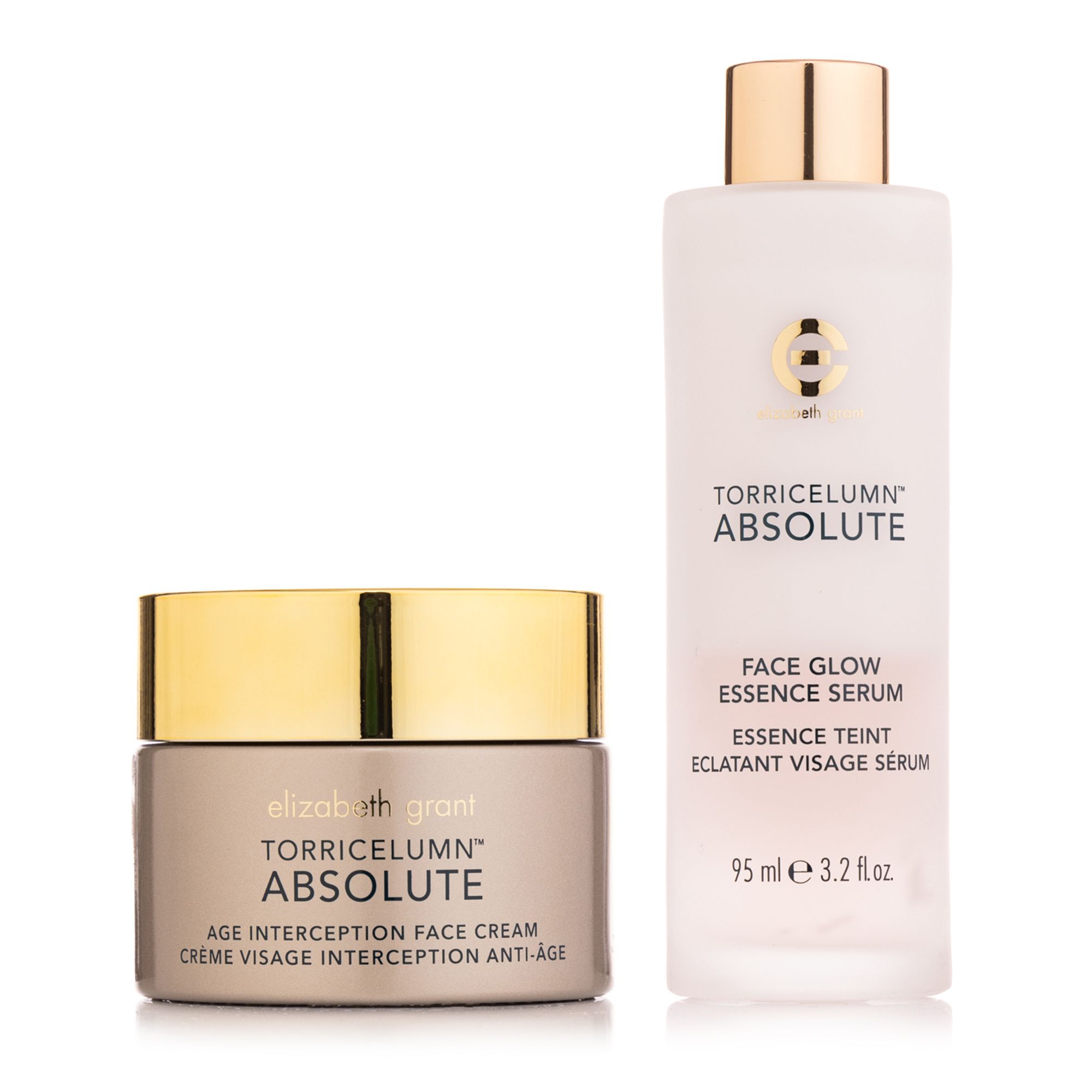 ELIZABETH GRANT Torricelumn™ Absolute 24H Creme 100ml, Glow Serum 95ml