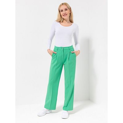 Thumbnail - ICONIC by Marina Hoermanseder Hose mit Bundfalte weites Bein