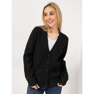 Thumbnail - DAWID by Dawid Tomaszewski Cardigan, 1/1-Arm Rippenstrick figurumspielend
