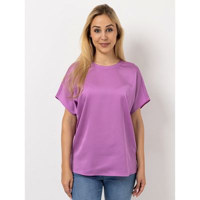 Thumbnail - ANNI FOR FRIENDS Blusenshirt, 1/2-Arm Bindedetail uni leger weit