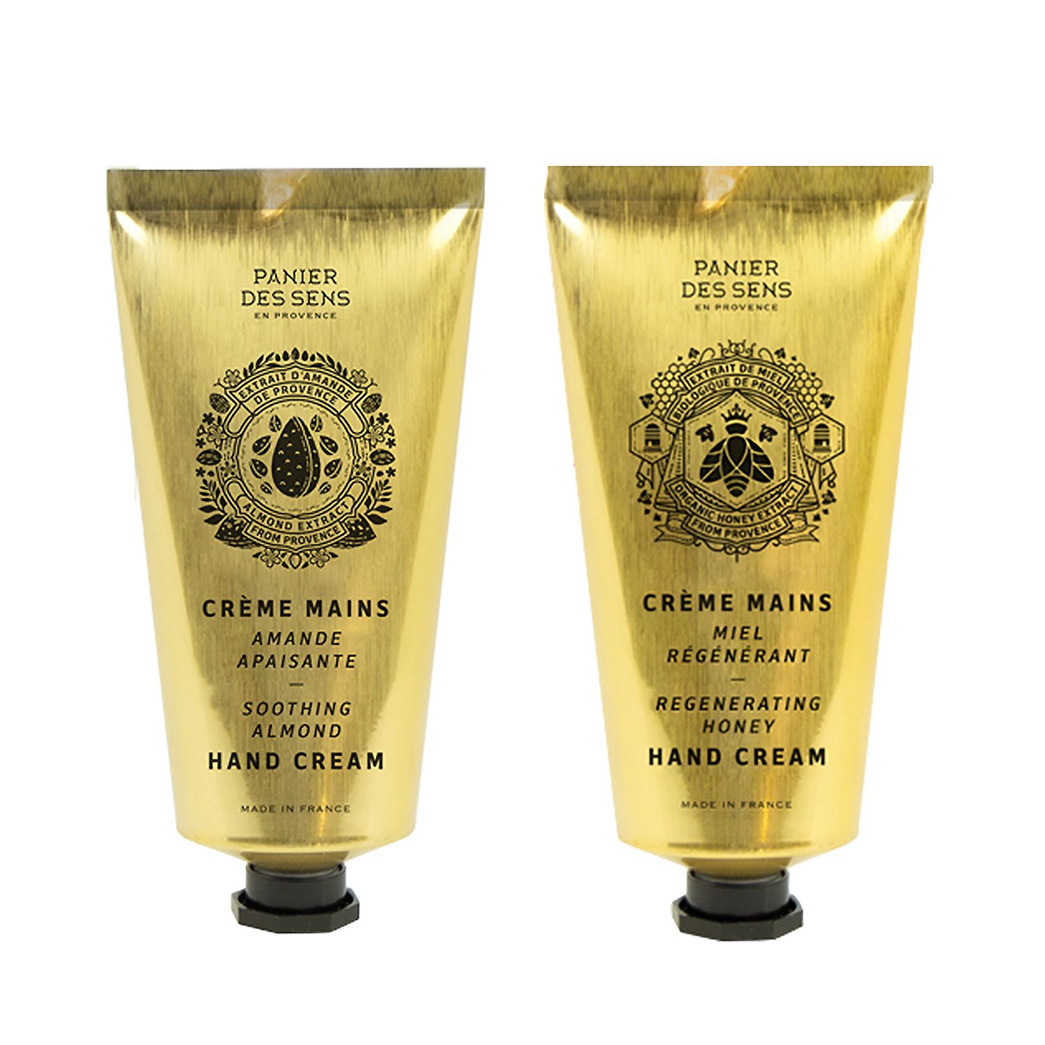 PANIER DES SENS Handcreme Set Mandel & Honig je 75ml